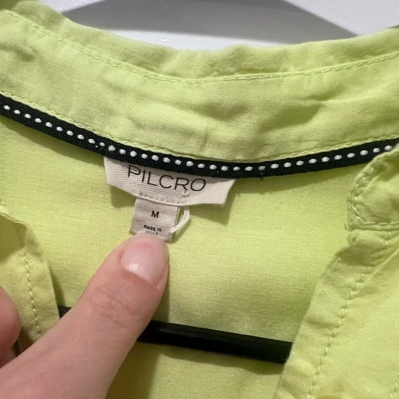 Anthropologie Pilcro Twist-Front Blouse Top - Picture 2 of 3